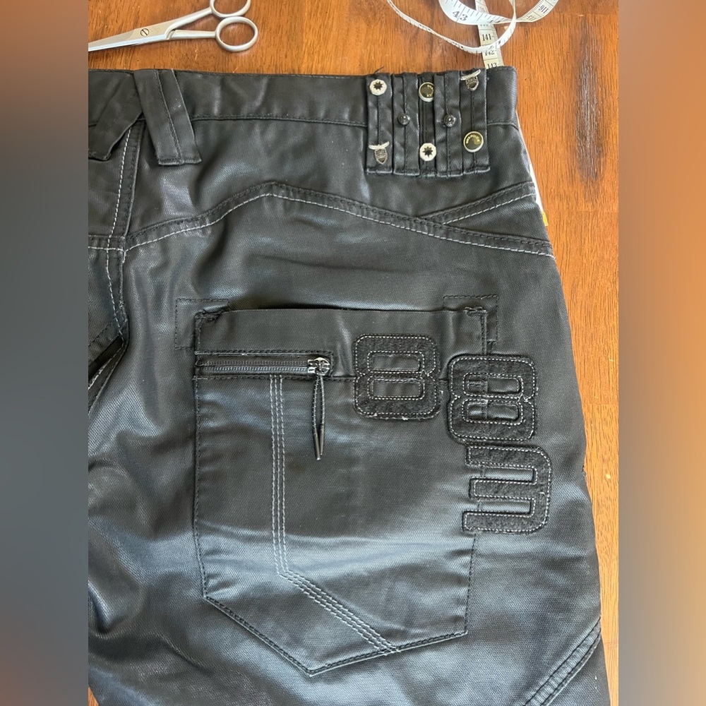 883 POLICE Black Jeans ˋRick Owens Style‘ - Picture 11 of 15